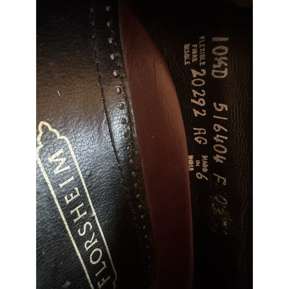 Vtg Florsheim Black Leather Tassel Loafers 10 1/2 D Kiltie Dress Shoes RUNS BIG